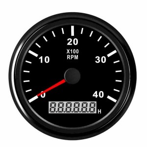 Tachometer 4000 black